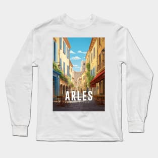 Affiche Arles - France - illustration Long Sleeve T-Shirt